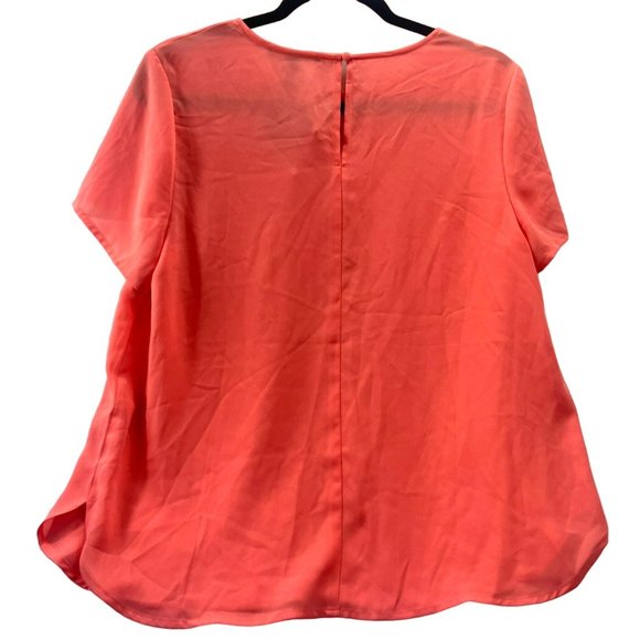 FOREVER 21, Women SHIRT, SHORT sleeve, SIZE L, COLOR ORANGE - Picture 2 of 7